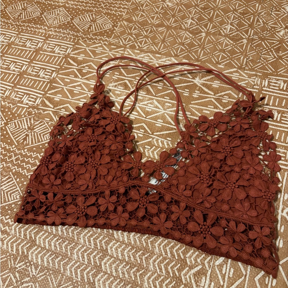 Free people bralette burnt orange